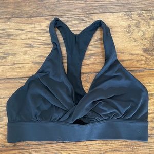 Lululemon Black Front Twist Razorback Sports Bra